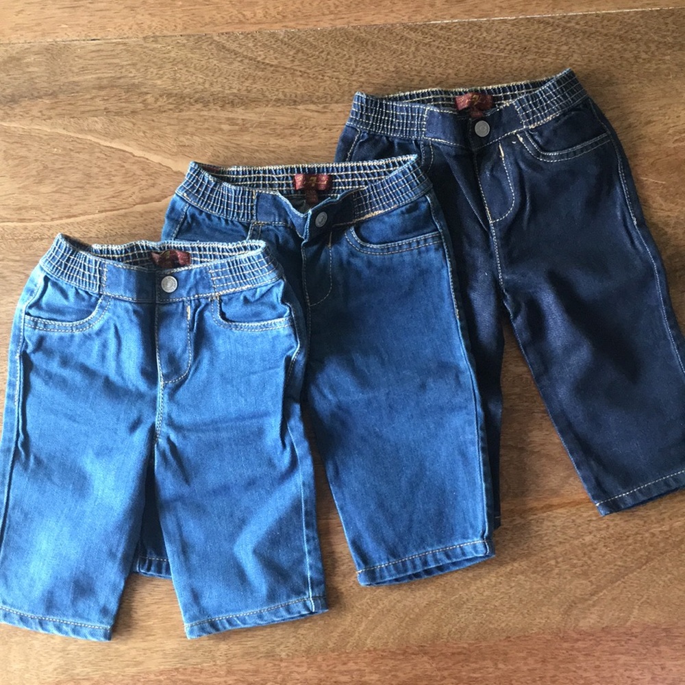 7 for All Mankind Baby’s 1st Year of Jeans set!